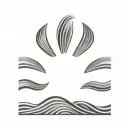 Filler Wave Patterns tattoo design idea