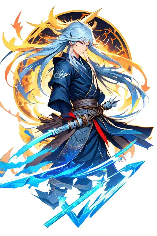 Raiden Genshin Impact tattoo design idea