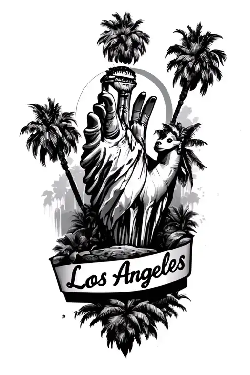 Los Angeles tattoo design idea