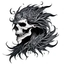 Wyrd network tattoo design idea