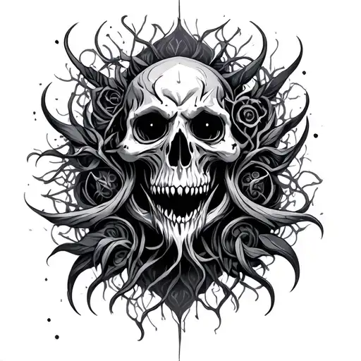 Wyrd network tattoo design idea