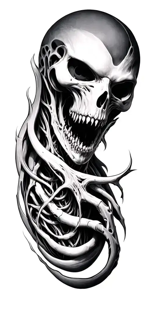 Giger tattoo design idea
