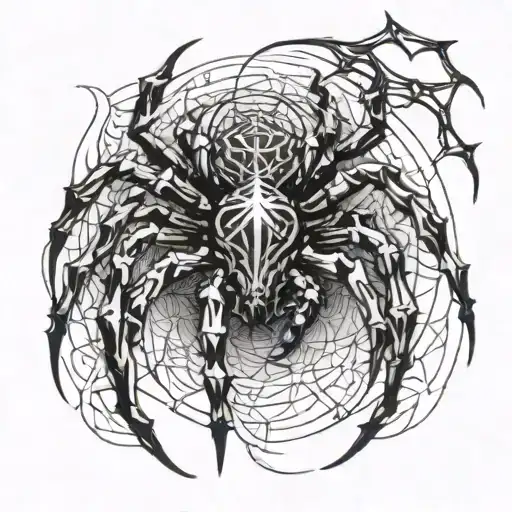 twilight princess spider  tattoo design idea