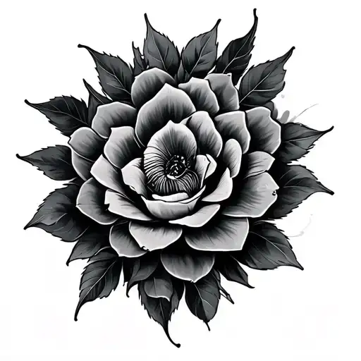 leg tattoo design idea