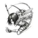 Mikasa Ackerman tattoo design idea