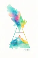 prism album cover tattoo design idea