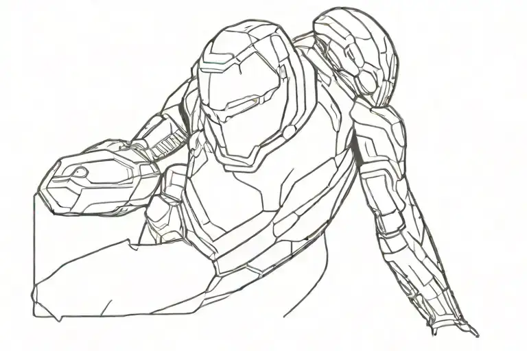 Mass Effect N7 tattoo design idea