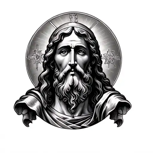 Saint Jude Thaddeus tattoo design idea