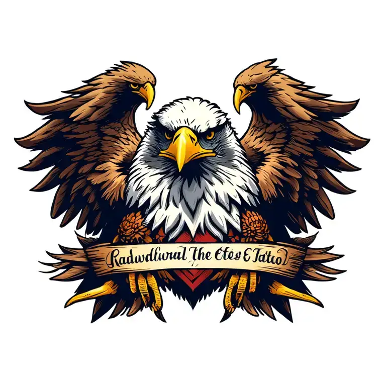 tradicional eagle tattoo chest tattoo tattoo design idea