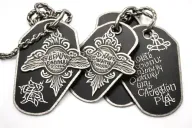 dog tags memorial for papaw tattoo design idea