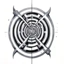 Labyrinth tattoo design idea