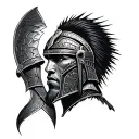 gladiator tattoo design idea