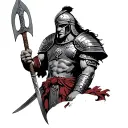 gladiator tattoo design idea