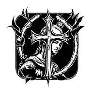 templar cross with daughters name tattoo design idea