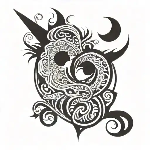 soulmate love eternal tattoo design idea