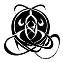 shadow sigils intertwined tattoo design idea