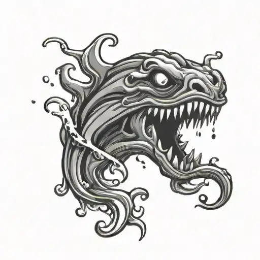 Slime tattoo design idea