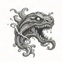 Slime tattoo design idea