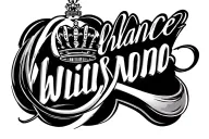 the Name chance wilson in cursive with a crown over the C tattoo design idea