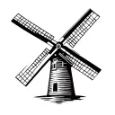 windmill dutch style tattoo design inspired tattoo design idea