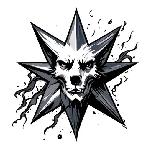 Blackstar tattoo design idea
