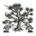 joshua tree tattoo design idea