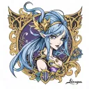 morgana from lol tattoo design idea