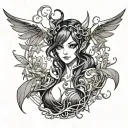 morgana from lol tattoo design idea