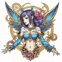 morgana from lol tattoo design idea