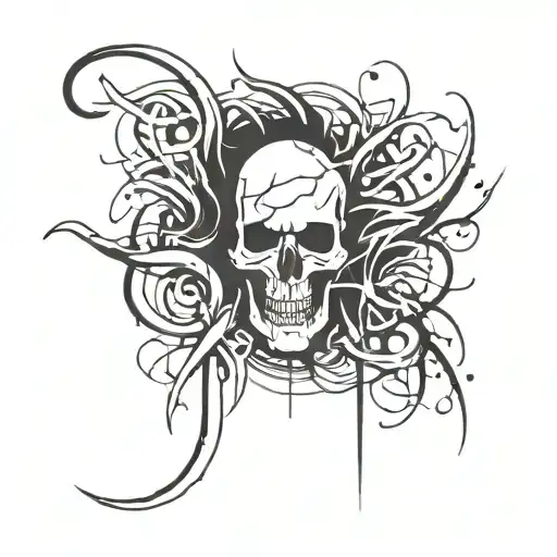 Damaged Sinner tattoo design idea