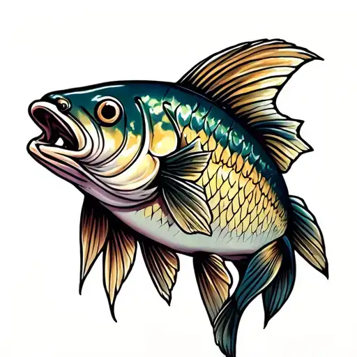 "Jamie" fish hook memorial tattoo using Roman numerals tattoo design idea