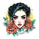 Erika tattoo design idea