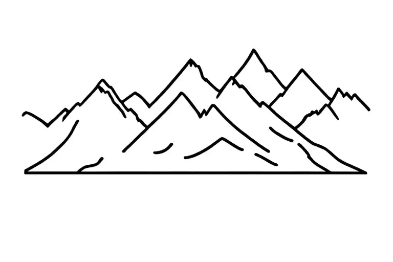 dissent collar and blue ridge mountains tattoo design idea