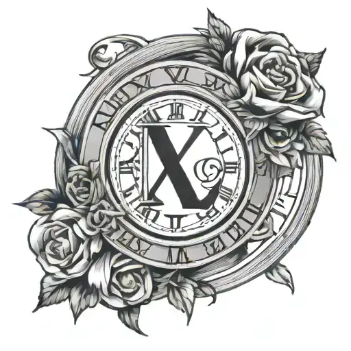 roman numerals for October 2nd, 2024 tattoo design idea