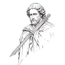 Saint Paul with a sword tattoo design idea