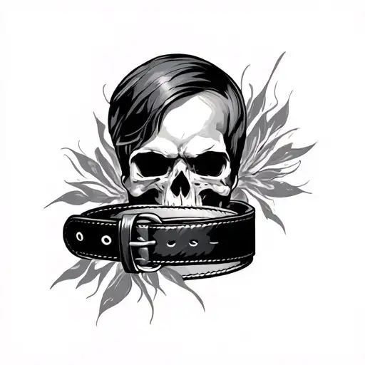 Black Belt tattoo design idea