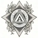 alcoholics anonymous tattoo design idea