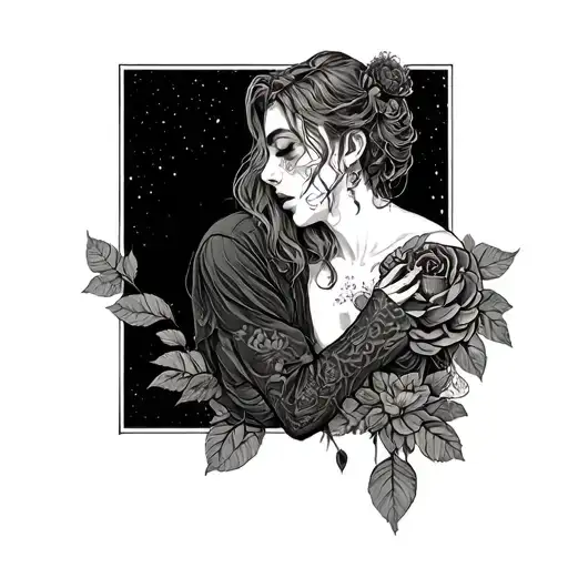 Lover Loner tattoo design idea