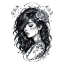 Lover Loner tattoo design idea