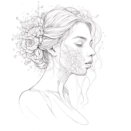 finding your own self worth, l am enough, no more doubt tattoo design idea