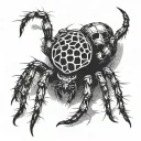 spider tattoo design idea