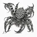 spider tattoo design idea