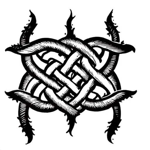Witches Knot tattoo design idea