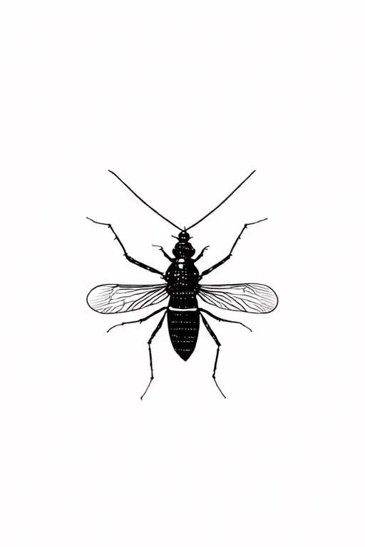 lightning bug tattoo design idea