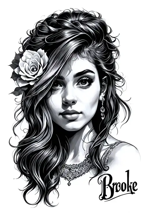 Brooke February 19 1992, Santa Cruz ca tattoo design idea