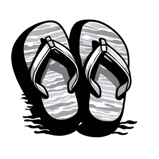 Flip Flop tattoo design idea