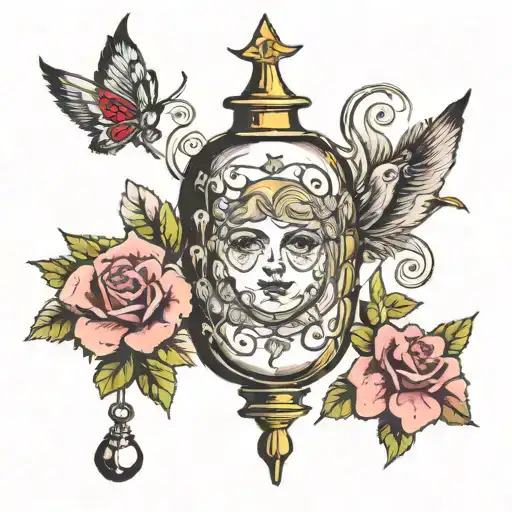 sissy chastity cuckold tattoo design idea