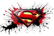 Superman logo tattoo design idea