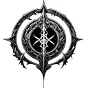 oblivion gate emblem elder scrolls oblivion tattoo design idea