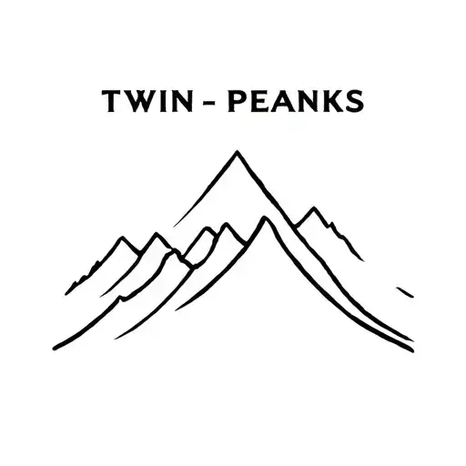 Twin Peaks tattoo design idea